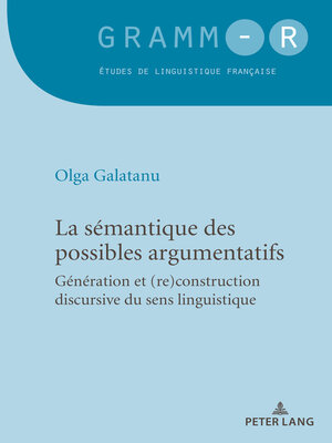 cover image of La sémantique des possibles argumentatifs